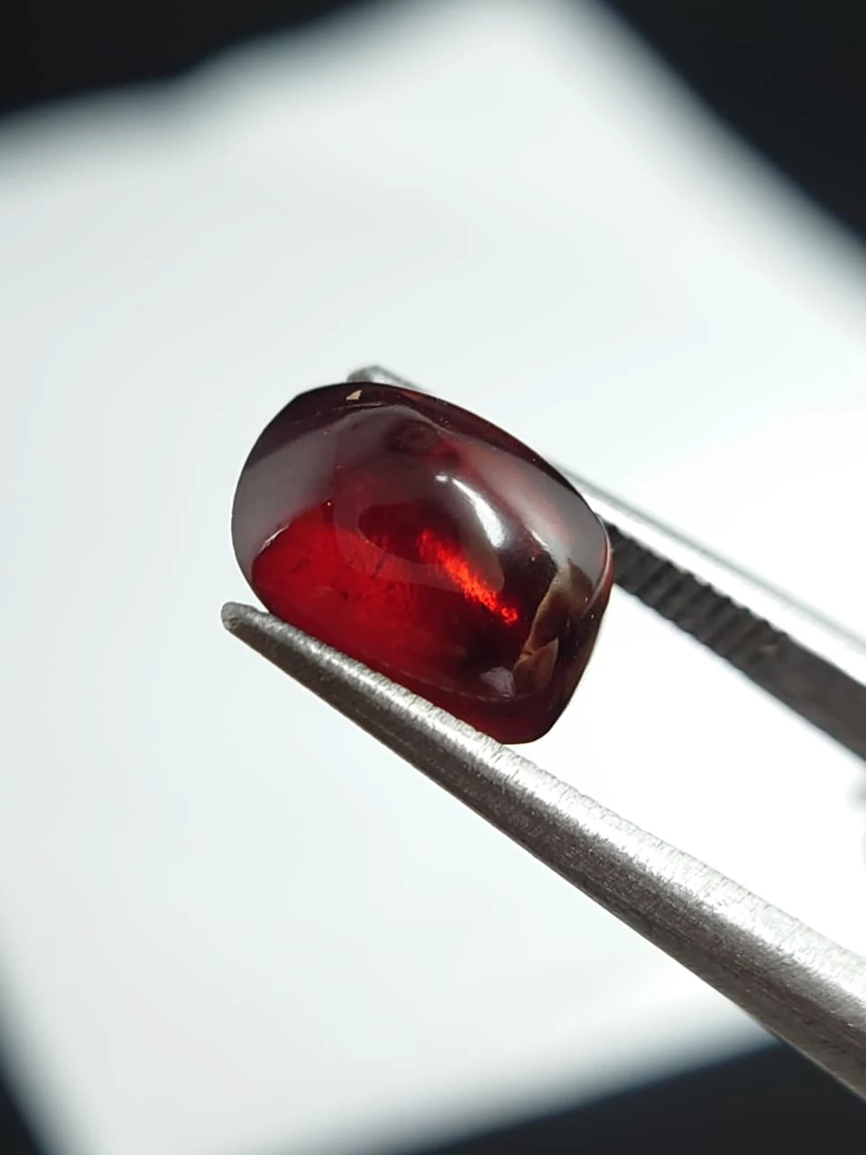 5.2ct Cabochon Faceted Spessartite Garnet from Nigeria — view 5